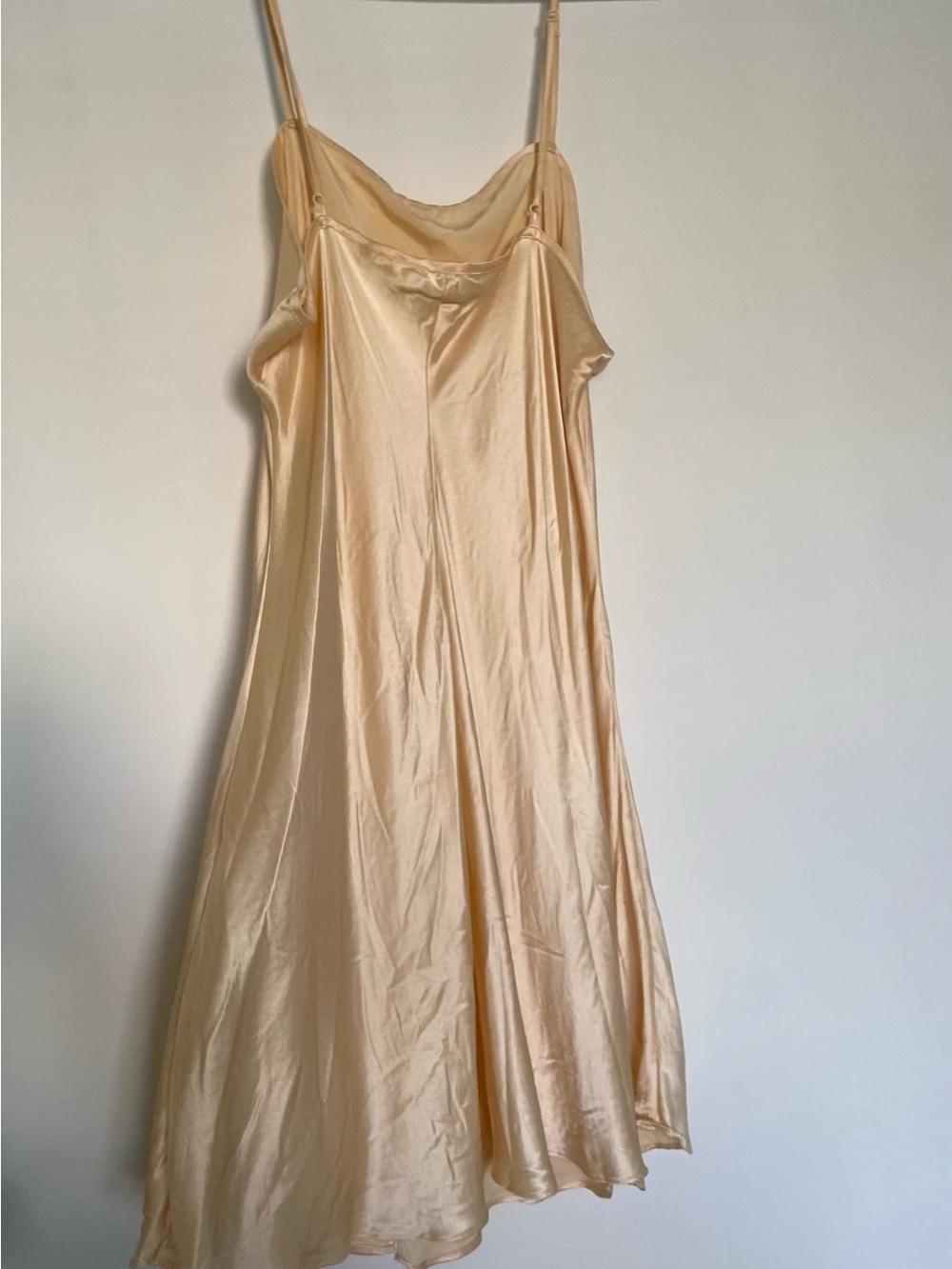 Victoria's Secret pastel golden yellow 100% silk slip dress - Picture 6 of 6